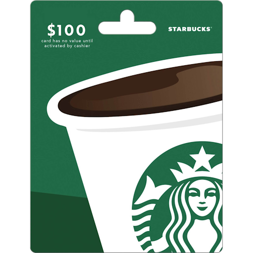 Starbucks $100 Giftcard Offer